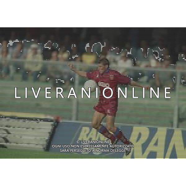 1997-1998 VERONA-CAMPIONATO DI CALCIO SERIE B VERONA REGGIANA 0-5 NELLA FOTO PAOLO PONZO AG ALDO LIVERANI SAS