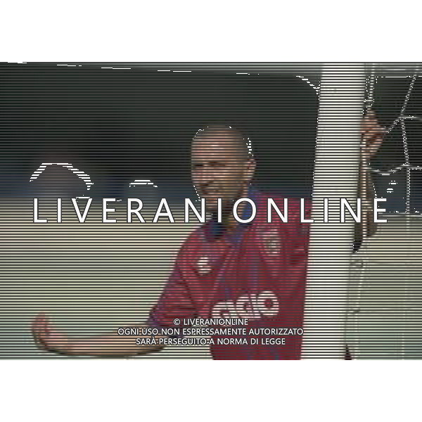 1997-1998 VERONA-CAMPIONATO DI CALCIO SERIE B VERONA REGGIANA 0-5 NELLA FOTO ROBERTO CAPPELLACCI AG ALDO LIVERANI SAS