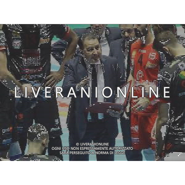 SEMIFINALE COPPA ITALIA MASCHILE ITAS TRENTO-CUCINE LUBE CIVITANOVA NELLA FOTO FERDINANDO DE GIORGI ALLENATORE LUBE CIVITANOVA ©SANNA / AGENZIA ALDO LIVERANI SAS - CASALECCHIO DI RENO 09 10 2019 SEMIFINALE COPPA ITALIA MASCHILE ITAS TRENTO - CUCINE LUBE CIVITANOVA