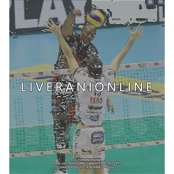 SEMIFINALE COPPA ITALIA MASCHILE ITAS TRENTO-CUCINE LUBE CIVITANOVA NELLA FOTO SIMON ROBERTLANDY ©SANNA / AGENZIA ALDO LIVERANI SAS - CASALECCHIO DI RENO 09 10 2019 SEMIFINALE COPPA ITALIA MASCHILE ITAS TRENTO - CUCINE LUBE CIVITANOVA
