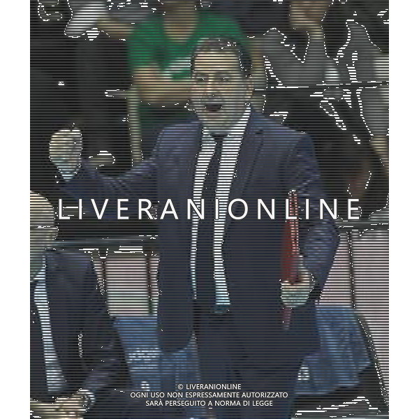 SEMIFINALE COPPA ITALIA MASCHILE ITAS TRENTO-CUCINE LUBE CIVITANOVA NELLA FOTO FERDINADO DE GIORGI ALLENATORE LUBE CIVITANOVA ©SANNA / AGENZIA ALDO LIVERANI SAS - CASALECCHIO DI RENO 09 10 2019 SEMIFINALE COPPA ITALIA MASCHILE ITAS TRENTO - CUCINE LUBE CIVITANOVA