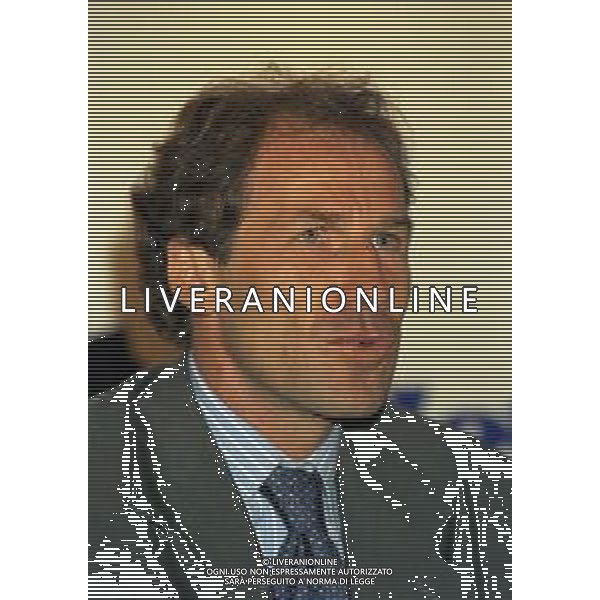 02-08-1997 MILANELLO PRERSENTAZIONE GIOVANILI MILAN CON FRANCO BARESI -MAURO TASSOTTI NELLA FOTO FRANCO BARESI AG ALDO LIVERANI SAS