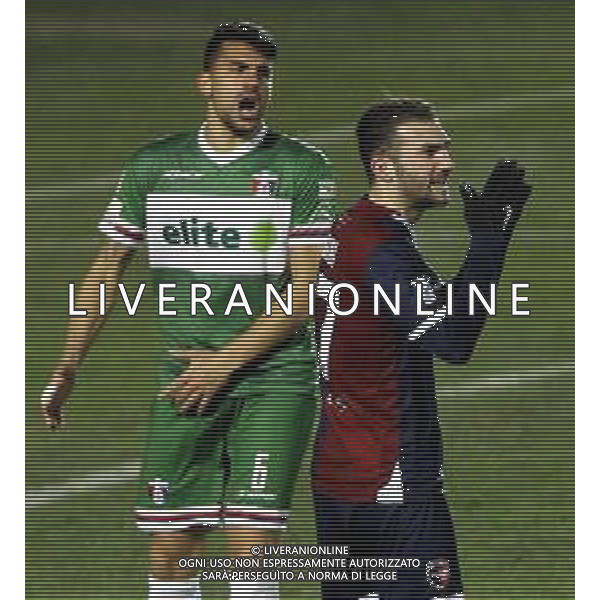 IMOLA 13 02 2019 IMOLESE CALCIO-SAMBENEDETTESE SERIE C NELLA FOTO ERIC LANINI IMOLESE CALCIO E MICELI MIRCO SAMBENEDETTESE FOTO GIANNI SANNA-AG ALDO LIVERANI SAS