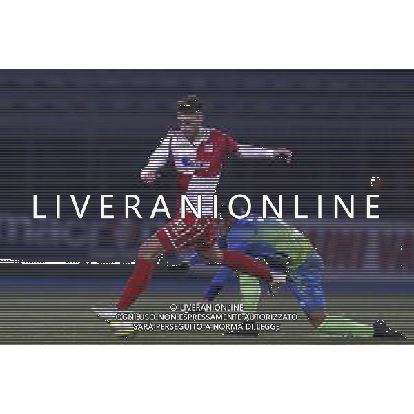 Santarcangelo - Feralpisalo\' Campionato di calcio serie C girone B 12/02/2019 nella foto: Marchetti Stefano (Rimini fc) ©Claudio Zamagni/Agenzia Aldo Liverani