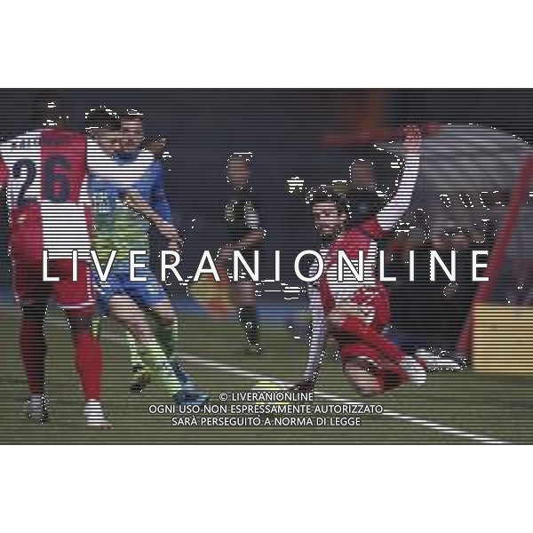 Santarcangelo - Feralpisalo\' Campionato di calcio serie C girone B 12/02/2019 nella foto: Montanari Andrea (Rimini fc) ©Claudio Zamagni/Agenzia Aldo Liverani