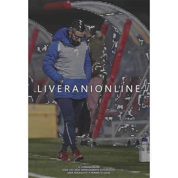 Santarcangelo - Feralpisalo\' Campionato di calcio serie C girone B 12/02/2019 nella foto: Allenatore Martini Marco (Rimini fc) ©Claudio Zamagni/Agenzia Aldo Liverani