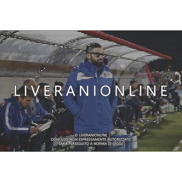 Santarcangelo - Feralpisalo\' Campionato di calcio serie C girone B 12/02/2019 nella foto: Allenatore Martini Marco (Rimini fc) ©Claudio Zamagni/Agenzia Aldo Liverani