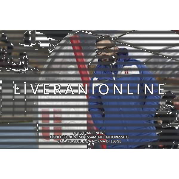 Santarcangelo - Feralpisalo\' Campionato di calcio serie C girone B 12/02/2019 nella foto: Allenatore Martini Marco (Rimini fc) ©Claudio Zamagni/Agenzia Aldo Liverani