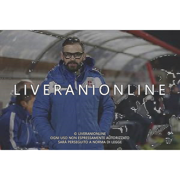 Santarcangelo - Feralpisalo\' Campionato di calcio serie C girone B 12/02/2019 nella foto: Allenatore Martini Marco (Rimini fc) ©Claudio Zamagni/Agenzia Aldo Liverani