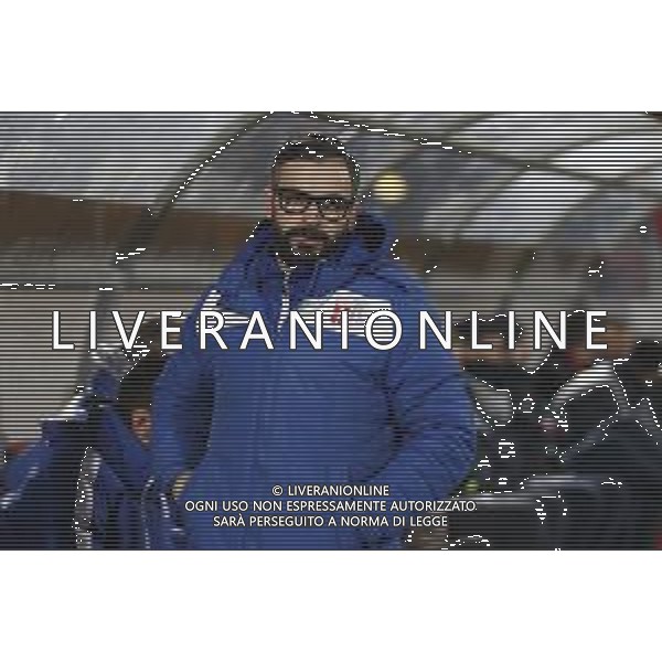 Santarcangelo - Feralpisalo\' Campionato di calcio serie C girone B 12/02/2019 nella foto: Allenatore Martini Marco (Rimini fc) ©Claudio Zamagni/Agenzia Aldo Liverani