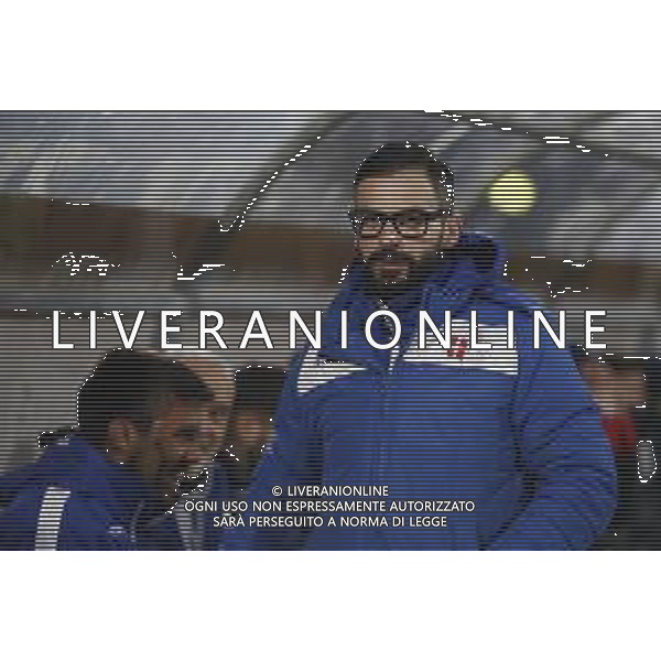 Santarcangelo - Feralpisalo\' Campionato di calcio serie C girone B 12/02/2019 nella foto: Allenatore Martini Marco (Rimini fc) ©Claudio Zamagni/Agenzia Aldo Liverani