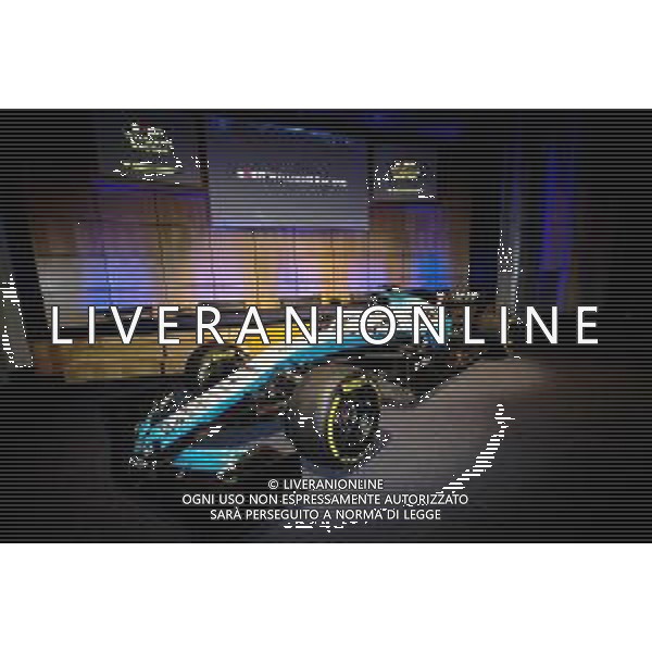 The Williams Racing 2019 livery is unveiled. 11.02.2019. Williams Racing Livery Unveil, Williams Racing Headquarters, Grove, England. / AGENZIA ALDO LIVERANI SAS - ITALY ONLY EDITORIAL USE ONLY
