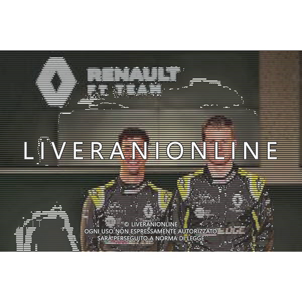 (L to R): Daniel Ricciardo (AUS) Renault Sport F1 Team with Nico Hulkenberg (GER) Renault Sport F1 Team. 12.02.2019. Renault Sport F1 Team RS19 Launch, Enstone England. Tuesday. / AGENZIA ALDO LIVERANI SAS - ITALY ONLY EDITORIAL USE ONLY