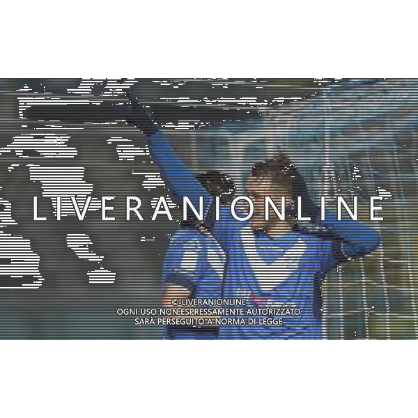 esultanza dopo il gol 3-1 di Alfredo Donnarumma , Brescia - Carpi partita di serie B, Brescia 9 febbraio 2019. Ph Fotolive Simone Venezia / AGENZIA ALDO LIVERANI SAS