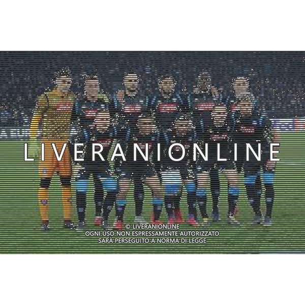 ZURIGO - NAPOLI UEFA EUROPA LEAGUE 14.02.2019 NELLA FOTO LA FORMAZIONE DELLA SQUADRA DEL NAPOLI ©MOSCA / AGENZIA ALDO LIVERANI SAS