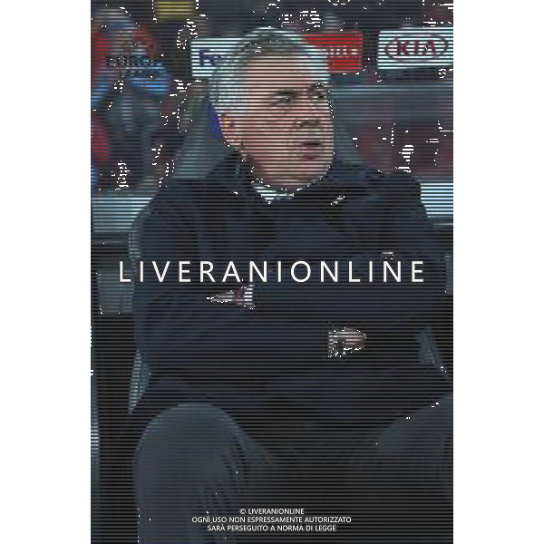 ZURIGO - NAPOLI UEFA EUROPA LEAGUE 14.02.2019 NELLA FOTO CARLO ANCELOTTI ©MOSCA / AGENZIA ALDO LIVERANI SAS