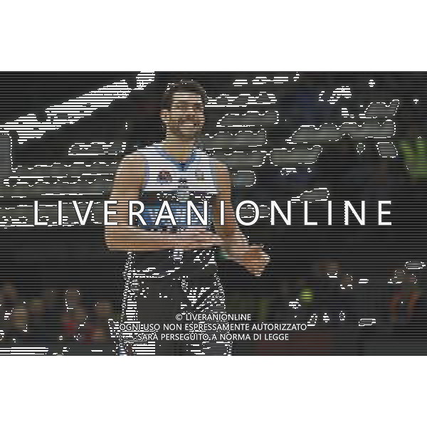 Basket Final Eight 2019 - Vanoli Basket Cremona vs Openjobmetis Pallacanestro Varese 14/02/2019 nella foto: Esultanza Ricci Gianpaolo (Vanoli Basket Cremona) ©Claudio Zamagni/Agenzia Aldo Liverani