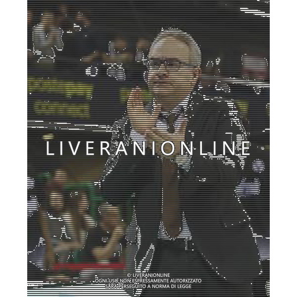 Basket Final Eight 2019 - AX Armani Echange Milano vs Segafredo Virtus Bologna 14/02/2019 nella foto: Coach Stefano Sacripanti (Segafredo Virtus Bologna) ©Claudio Zamagni/Agenzia Aldo Liverani / AGENZIA ALDO LIVERANI SAS