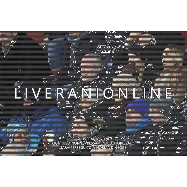 ZURIGO - NAPOLI UEFA EUROPA LEAGUE 14.02.2019 NELLA FOTO AURELIO DE LAURENTIIS IN TRIBUNA ©MOSCA / AGENZIA ALDO LIVERANI SAS