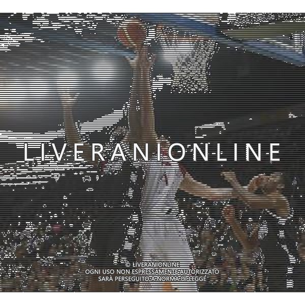 Basket Final Eight 2019 - AX Armani Echange Milano vs Segafredo Virtus Bologna 14/02/2019 nella foto: Kelvin Martin (Segafredo Virtus Bologna) Omic Alen (AX Armani Echange Milano) ©Claudio Zamagni/Agenzia Aldo Liverani