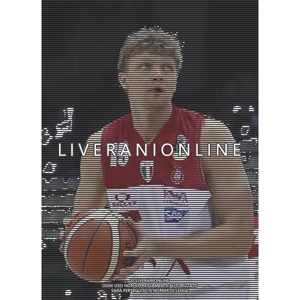 Basket Final Eight 2019 - AX Armani Echange Milano vs Segafredo Virtus Bologna 14/02/2019 nella foto: Kuzminskas (AX Armani Echange Milano) ©Claudio Zamagni/Agenzia Aldo Liverani