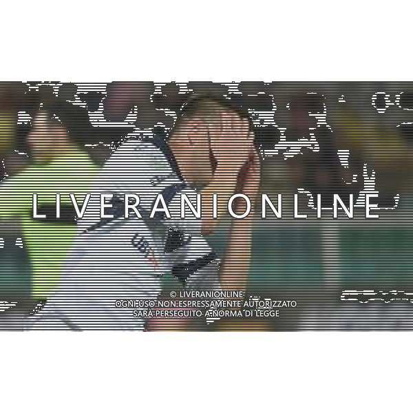 delusione Daniele Gastaldello , Palermo - Brescia partita di serie B, Palermo 15 febbraio 2019. Ph Fotolive Federica Roselli / AGENZIA ALDO LIVERANI SAS - PALERMO - BRESCIA Campionato Calcio Serie B, Palermo 15.02.2019