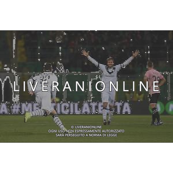 esultanza per il gol 1-1 di Luca Tremolada, Palermo - Brescia partita di serie B, Palermo 15 febbraio 2019. Ph Fotolive Federica Roselli / AGENZIA ALDO LIVERANI SAS - PALERMO - BRESCIA Campionato Calcio Serie B, Palermo 15.02.2019