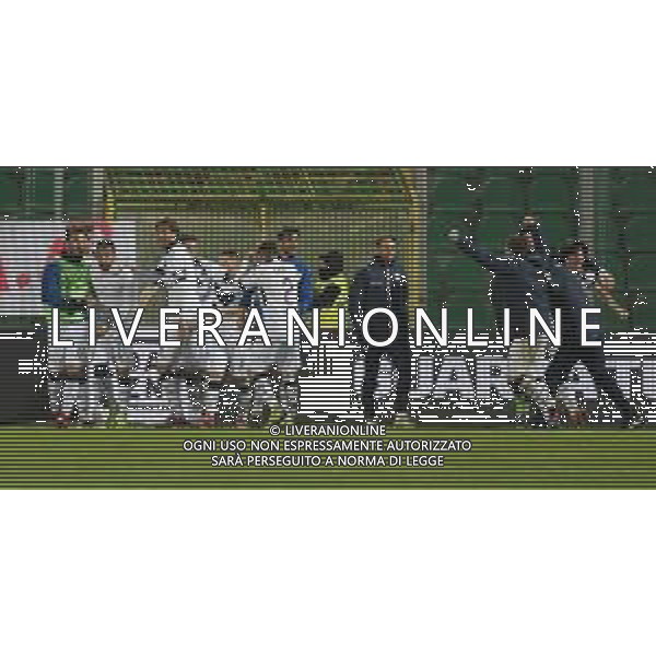 esultanza per il gol 1-1 di Luca Tremolada, Palermo - Brescia partita di serie B, Palermo 15 febbraio 2019. Ph Fotolive Federica Roselli / AGENZIA ALDO LIVERANI SAS - PALERMO - BRESCIA Campionato Calcio Serie B, Palermo 15.02.2019