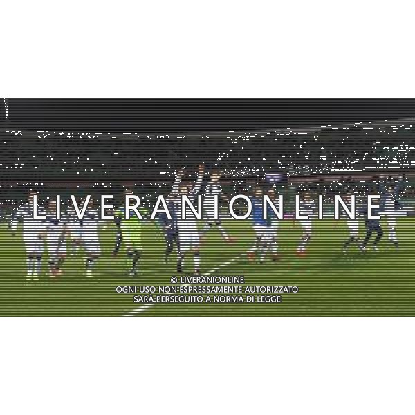 esultanza a fine partita del Brescia, Palermo - Brescia partita di serie B, Palermo 15 febbraio 2019. Ph Fotolive Federica Roselli / AGENZIA ALDO LIVERANI SAS - PALERMO - BRESCIA Campionato Calcio Serie B, Palermo 15.02.2019