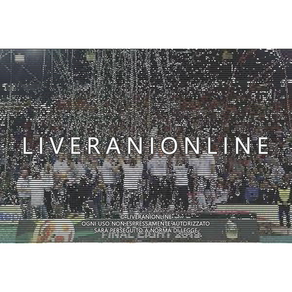 Finale Basket Final Eight 2019 - Vanoli Basket Cremona vs Happy Casa Brindisi 17/02/2019 nella foto: Esultanza finale Vanoli Cremona per la vittoria della final eight 2019 ©Claudio Zamagni/Agenzia Aldo Liverani / AGENZIA ALDO LIVERANI SAS