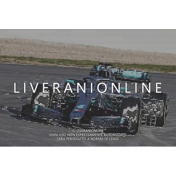 Valtteri Bottas (FIN) Mercedes AMG F1 W10. 18.02.2019. Formula One Testing, Day One, Barcelona, Spain. Monday. / AGENZIA ALDO LIVERANI SAS - ITALY ONLY EDITORIAL USE ONLY - F1 Testing, Day One, Barcellona, Spagna 18.02.2019