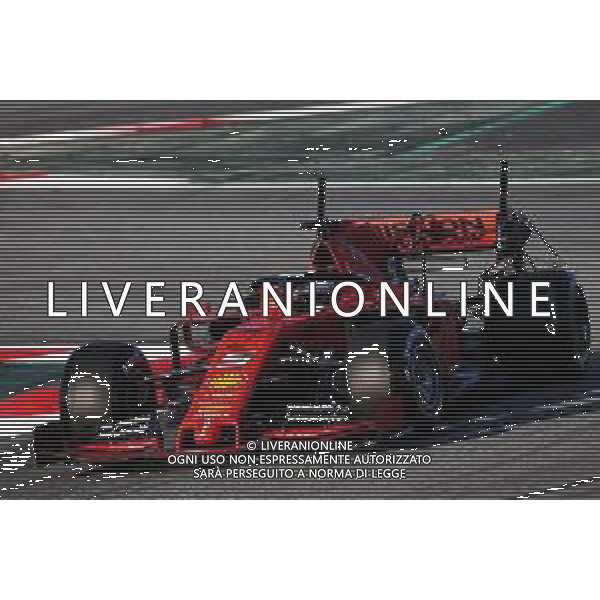 Sebastian Vettel (GER) Ferrari SF90. 18.02.2019. Formula One Testing, Day One, Barcelona, Spain. Monday. / AGENZIA ALDO LIVERANI SAS - ITALY ONLY EDITORIAL USE ONLY - F1 Testing, Day One, Barcellona, Spagna 18.02.2019