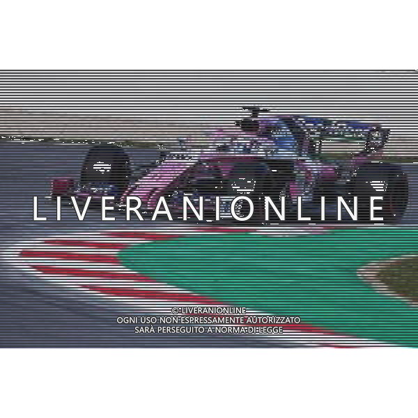 Sergio Perez (MEX) Racing Point F1 Team RP19. 18.02.2019. Formula One Testing, Day One, Barcelona, Spain. Monday. / AGENZIA ALDO LIVERANI SAS - ITALY ONLY EDITORIAL USE ONLY - F1 Testing, Day One, Barcellona, Spagna 18.02.2019