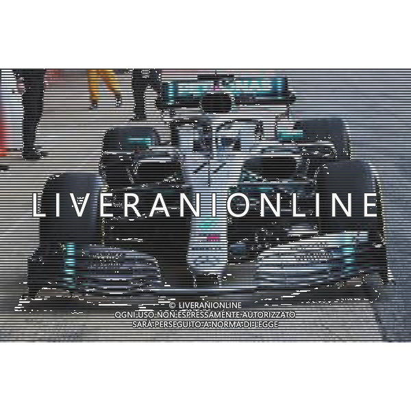 Valtteri Bottas (FIN) Mercedes AMG F1 W10 - front wing. 18.02.2019. Formula One Testing, Day One, Barcelona, Spain. Monday. / AGENZIA ALDO LIVERANI SAS - ITALY ONLY EDITORIAL USE ONLY - F1 Testing, Day One, Barcellona, Spagna 18.02.2019