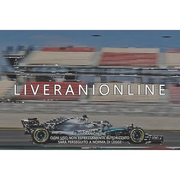 Valtteri Bottas (FIN) Mercedes AMG F1 W10. 18.02.2019. Formula One Testing, Day One, Barcelona, Spain. Monday. / AGENZIA ALDO LIVERANI SAS - ITALY ONLY EDITORIAL USE ONLY - F1 Testing, Day One, Barcellona, Spagna 18.02.2019