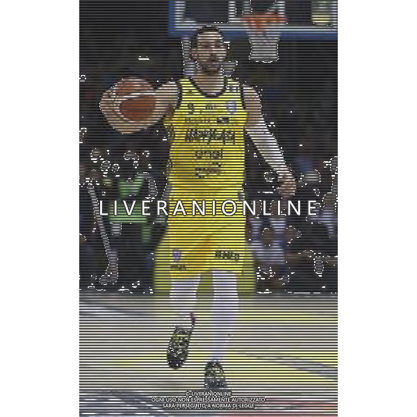Finale Basket Final Eight 2019 - Vanoli Basket Cremona vs Happy Casa Brindisi 17/02/2019 nella foto: Moraschini Riccardo (Happy Casa Brindisi) ©Claudio Zamagni/Agenzia Aldo Liverani