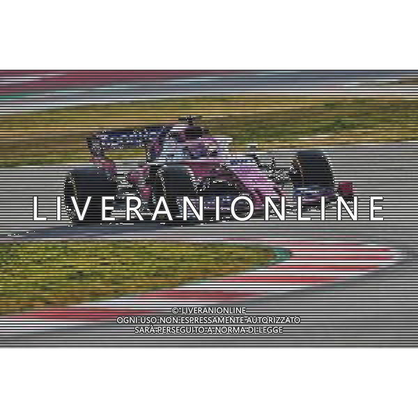 Lance Stroll (CDN) Racing Point F1 Team RP19. 19.02.2019. Formula One Testing, Day Two, Barcelona, Spain. Tuesday. AG ALDO LIVERANI SAS-ONLY ITALY