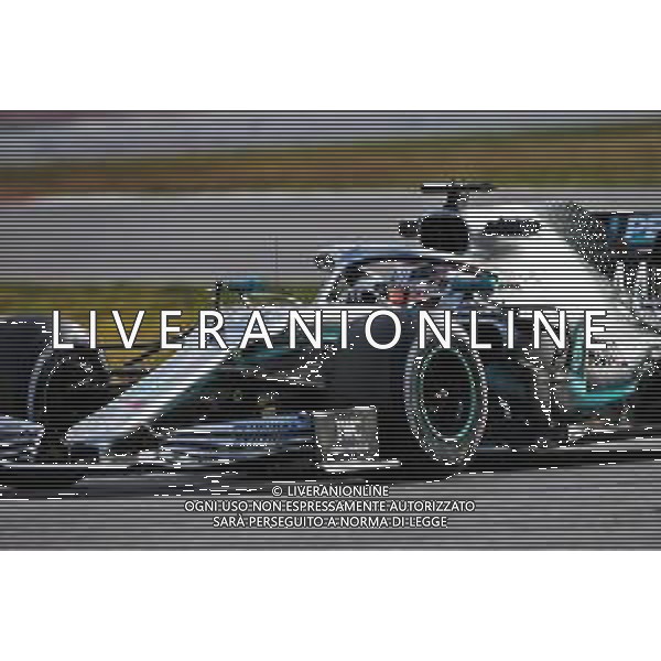 Lewis Hamilton (GBR) Mercedes AMG F1 W10. 19.02.2019. Formula One Testing, Day Two, Barcelona, Spain. Tuesday. AG ALDO LIVERANI SAS-ONLY ITALY