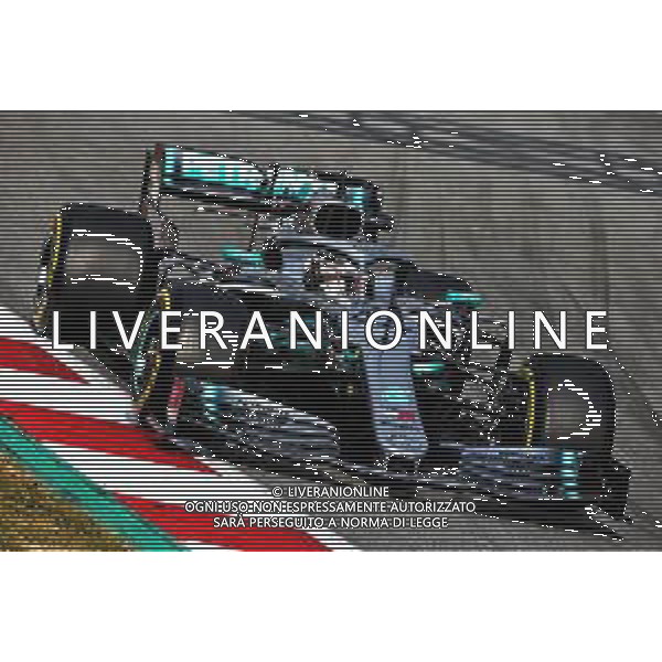 Lewis Hamilton (GBR) Mercedes AMG F1 W10. 19.02.2019. Formula One Testing, Day Two, Barcelona, Spain. Tuesday. AG ALDO LIVERANI SAS-ONLY ITALY