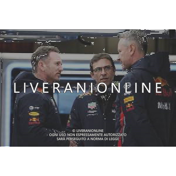 Christian Horner (GBR) Red Bull Racing Team Principal with Paul Monaghan (GBR) Red Bull Racing Chief Engineer (Right). 19.02.2019. Formula One Testing, Day Two, Barcelona, Spain. Tuesday. AG ALDO LIVERANI SAS-ONLY ITALY