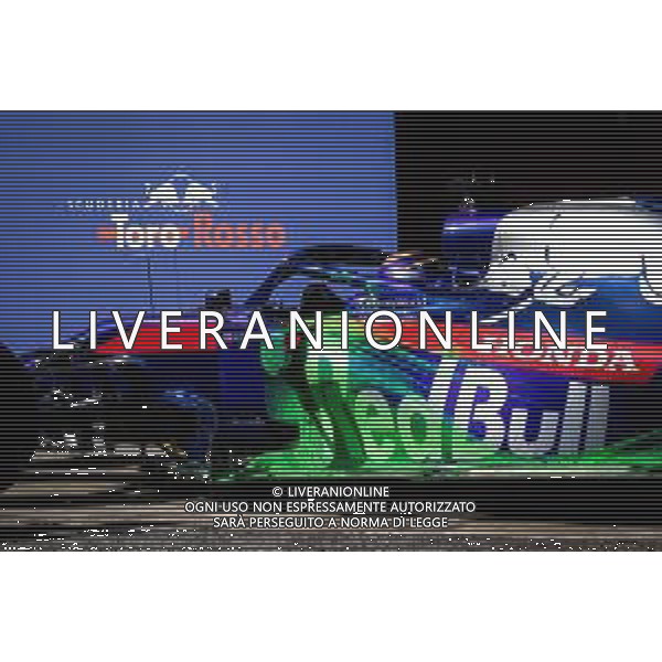 Alexander Albon (THA) Scuderia Toro Rosso STR14 - flow-vis paint. 19.02.2019. Formula One Testing, Day Two, Barcelona, Spain. Tuesday. AG ALDO LIVERANI SAS-ONLY ITALY