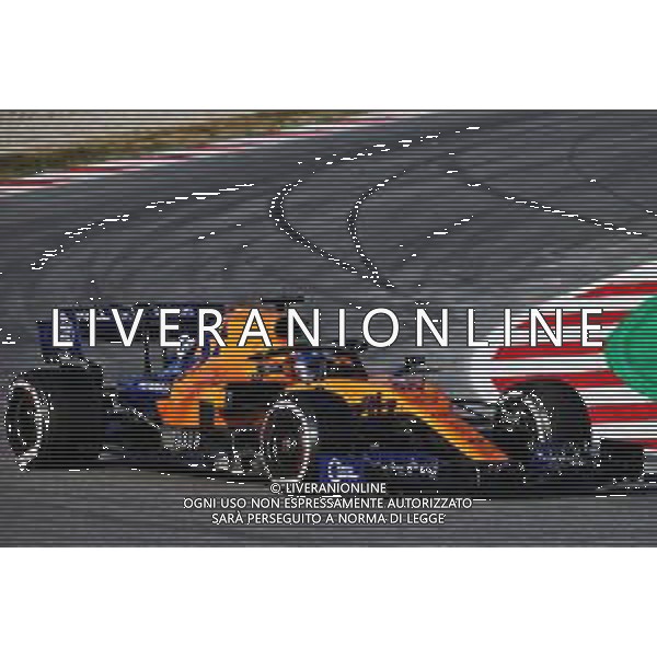 Carlos Sainz Jr (ESP) McLaren MCL34. 18.02.2019. Formula One Testing, Day One, Barcelona, Spain. Monday. / AGENZIA ALDO LIVERANI SAS - ITALY ONLY EDITORIAL USE ONLY - 18.02.2019. F1 Testing, Day One, Barcellona, Spagna