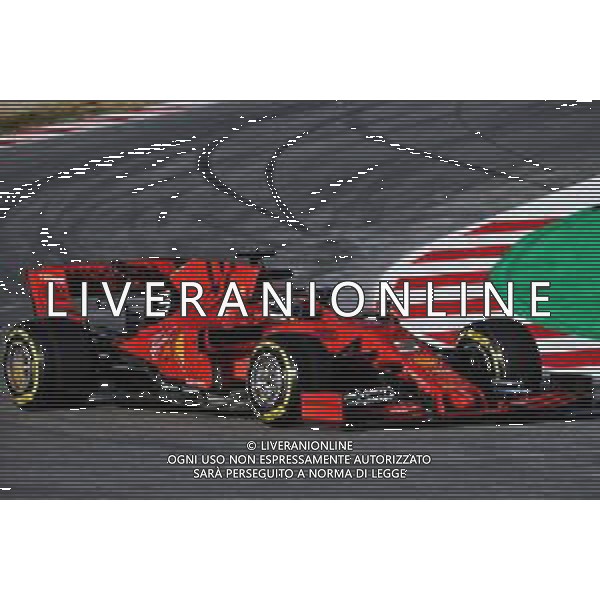 Sebastian Vettel (GER) Ferrari SF90. 18.02.2019. Formula One Testing, Day One, Barcelona, Spain. Monday. / AGENZIA ALDO LIVERANI SAS - ITALY ONLY EDITORIAL USE ONLY - 18.02.2019. F1 Testing, Day One, Barcellona, Spagna