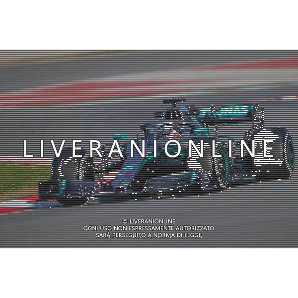 Lewis Hamilton (GBR) Mercedes AMG F1 W10. 18.02.2019. Formula One Testing, Day One, Barcelona, Spain. Monday. / AGENZIA ALDO LIVERANI SAS - ITALY ONLY EDITORIAL USE ONLY - 18.02.2019. F1 Testing, Day One, Barcellona, Spagna