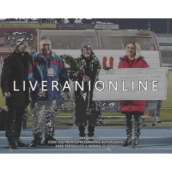 Rimini - Ternana Campionato di Calcio Serie C 19/02/2019 nella foto: luisa stracqualursi professoressa malata di tumore ©Claudio Zamagni/Agenzia Aldo Liverani