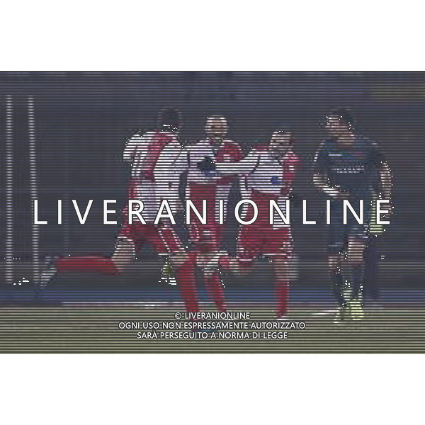 Rimini - Ternana Campionato di Calcio Serie C 19/02/2019 nella foto: Esultanza rimini ©Claudio Zamagni/Agenzia Aldo Liverani