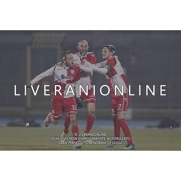 Rimini - Ternana Campionato di Calcio Serie C 19/02/2019 nella foto: Esultanza rimini ©Claudio Zamagni/Agenzia Aldo Liverani