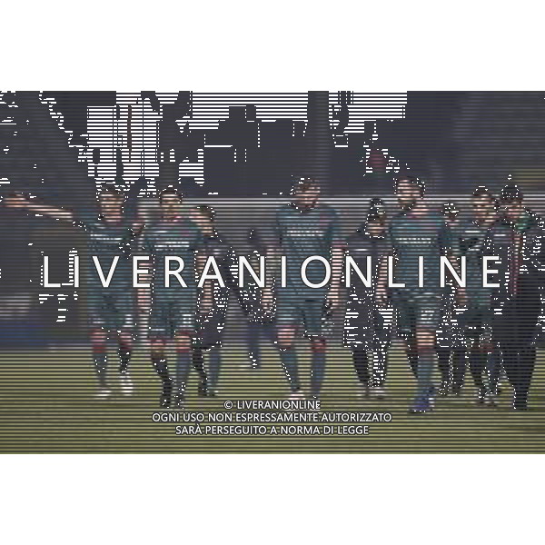 Rimini - Ternana Campionato di Calcio Serie C 19/02/2019 nella foto: la ternana calcio a fine partita ©Claudio Zamagni/Agenzia Aldo Liverani