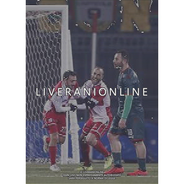 Rimini - Ternana Campionato di Calcio Serie C 19/02/2019 nella foto: Esultanza \rimini ©Claudio Zamagni/Agenzia Aldo Liverani