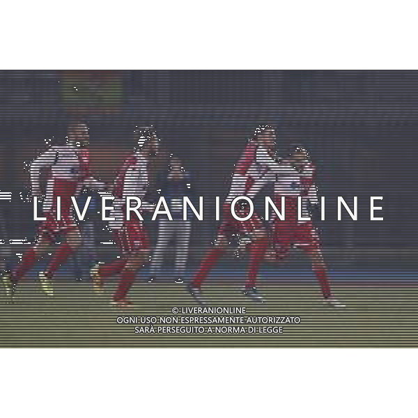 Rimini - Ternana Campionato di Calcio Serie C 19/02/2019 nella foto: Esultanza Rimini ©Claudio Zamagni/Agenzia Aldo Liverani